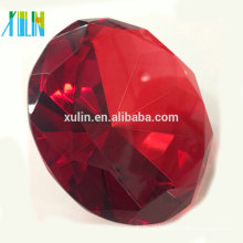 80MM Red crystal Diamond For Wedding Souvenirs Favors/ Birthday gift